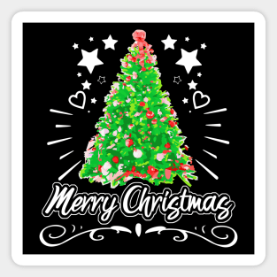 Christmas Tree Merry Christmas Magnet